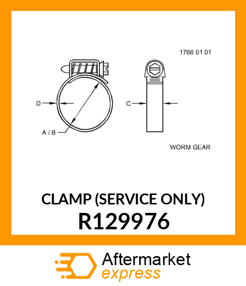 CLAMP (SERVICE ONLY) R129976