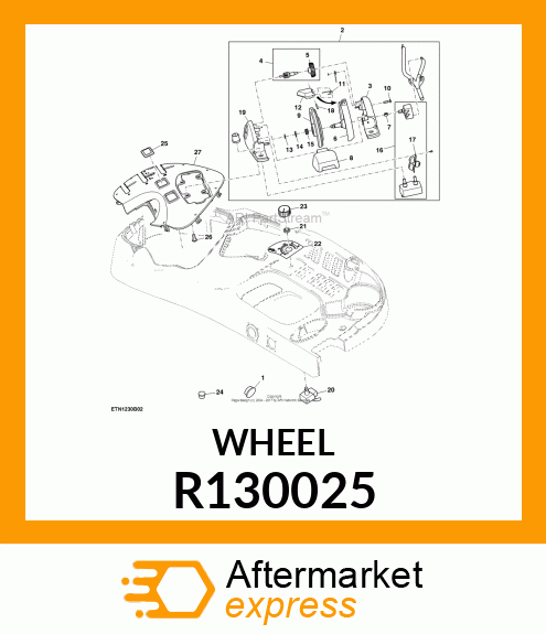 WHEEL,STOP ADJUSTMENT R130025