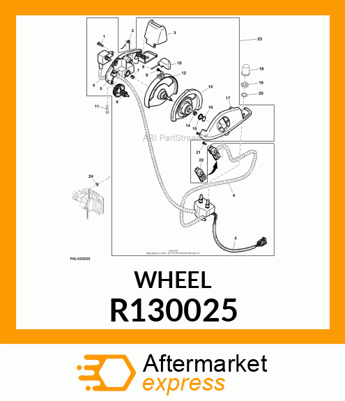 WHEEL,STOP ADJUSTMENT R130025