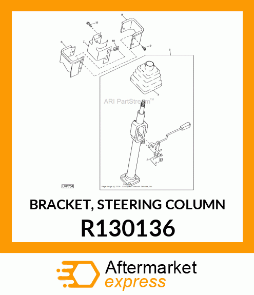 BRACKET, STEERING COLUMN R130136