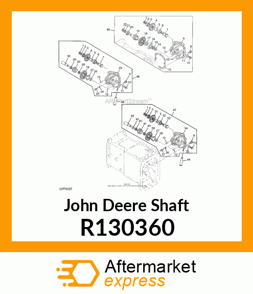 SHAFT, SHAFT R130360