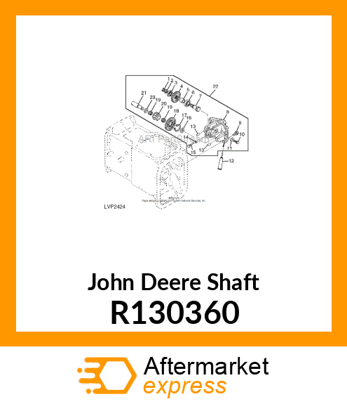 SHAFT, SHAFT R130360