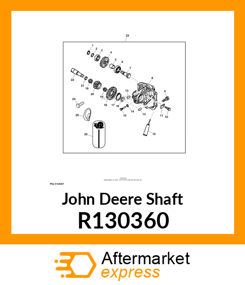 SHAFT, SHAFT R130360