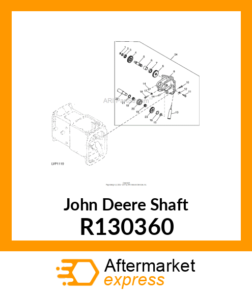 SHAFT, SHAFT R130360