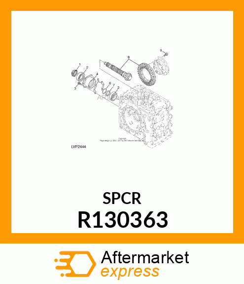 WASHER, DDS BEARING R130363