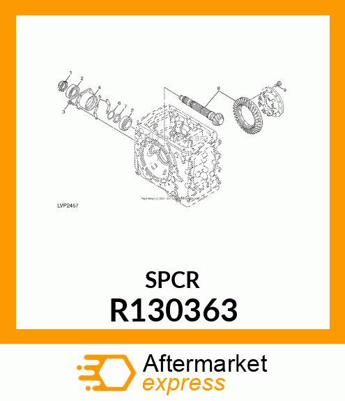 WASHER, DDS BEARING R130363