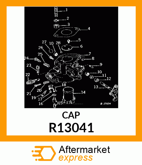 CUP, THROTTLE SHAFT R13041