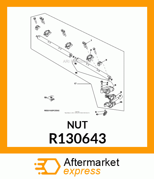 NUT,HEX R130643