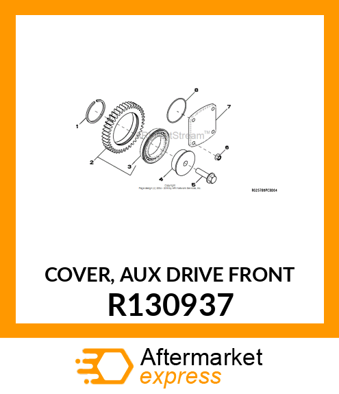 COVER, AUX DRIVE FRONT R130937