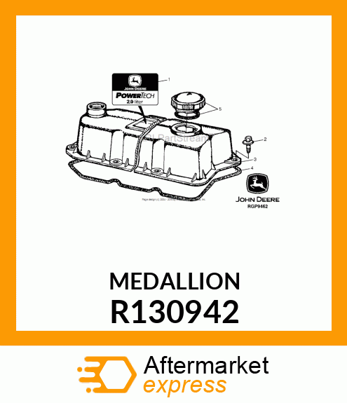 MEDALLION, ENGINE R130942