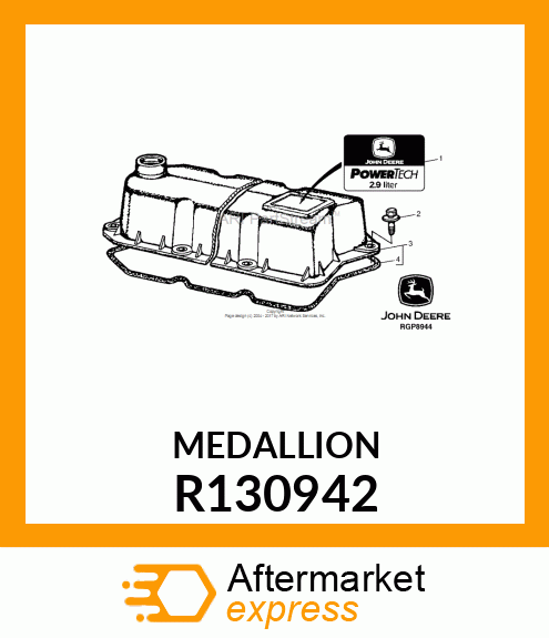 MEDALLION, ENGINE R130942