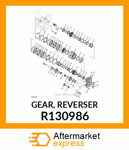 GEAR, REVERSER R130986