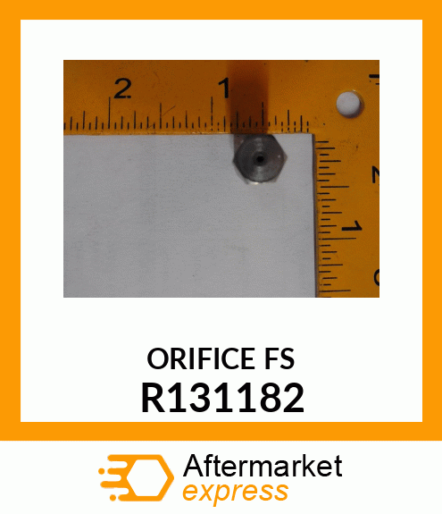 ORIFICE,PISTON COOLING R131182