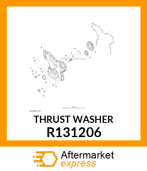 WASHER,THRUST R131206