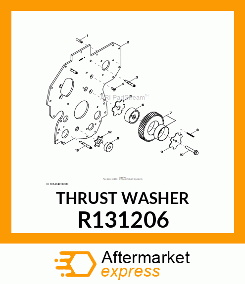 WASHER,THRUST R131206