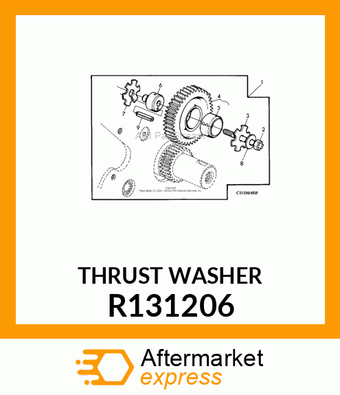 WASHER,THRUST R131206