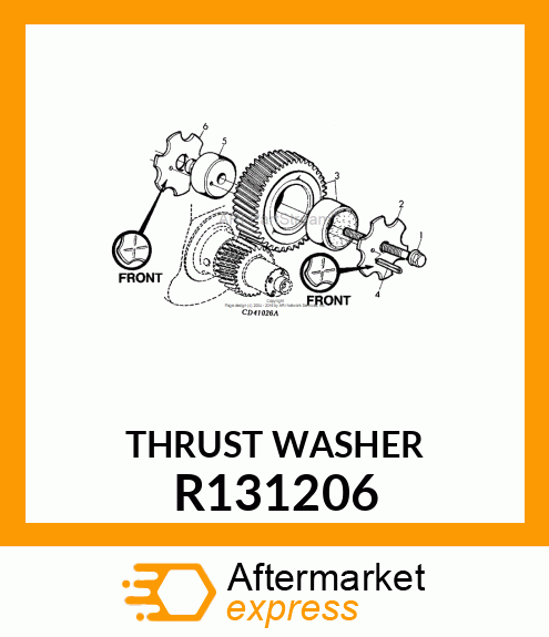 WASHER,THRUST R131206