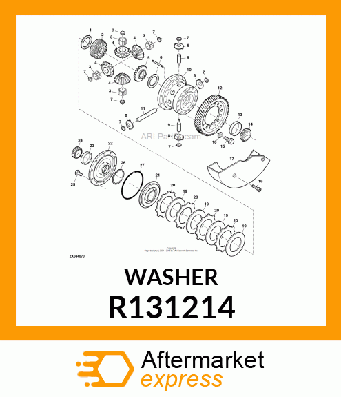 WASHER, NEEDLE THRUST R131214