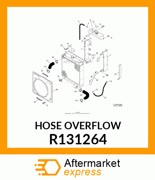 HOSE OVERFLOW R131264