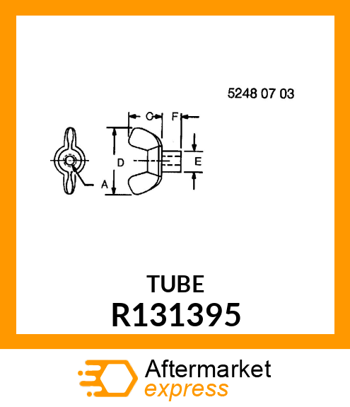 WING NUT, SPECIAL R131395