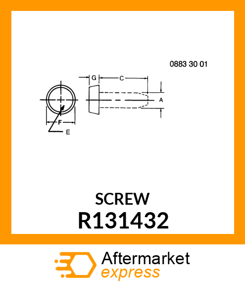 SCREW, SPECIAL R131432