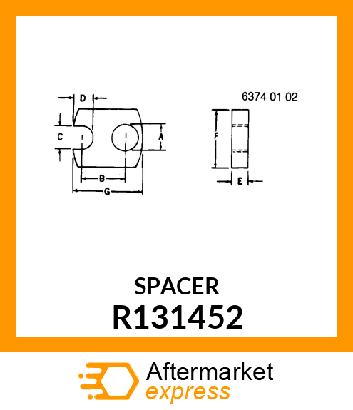 RETAINER, LIGHT HSG. TO COOLER SPT. R131452