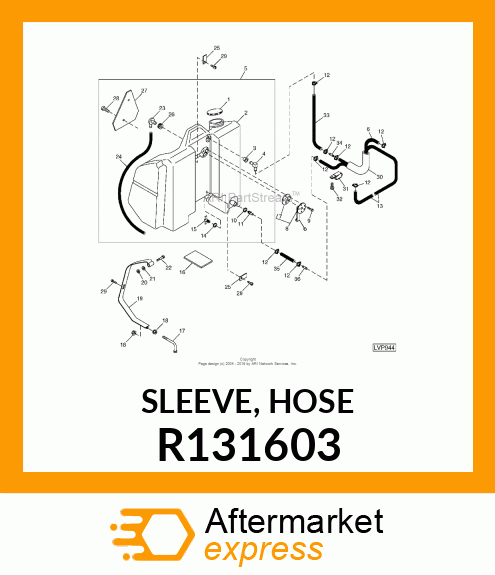 SLEEVE, HOSE R131603