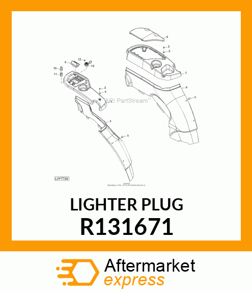 PLUG, CIGAR LIGHTER R131671