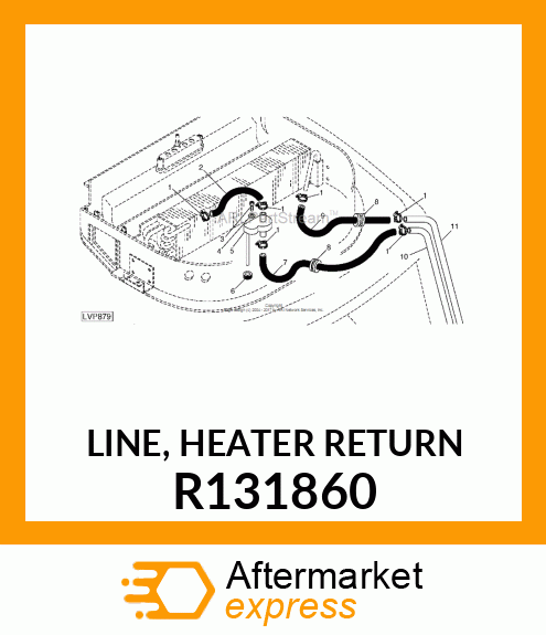 LINE, HEATER RETURN R131860