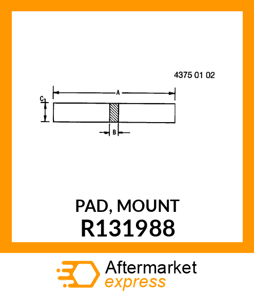 PAD, MOUNT R131988