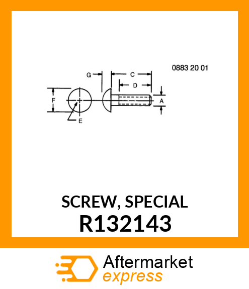 SCREW, SPECIAL R132143