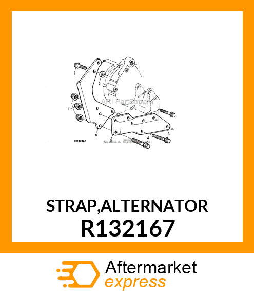 STRAP,ALTERNATOR R132167