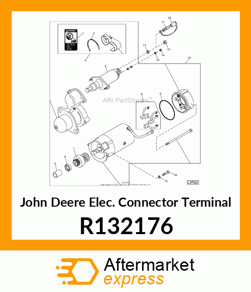 ELEC. CONNECTOR TERMINAL, TERMINAL, R132176