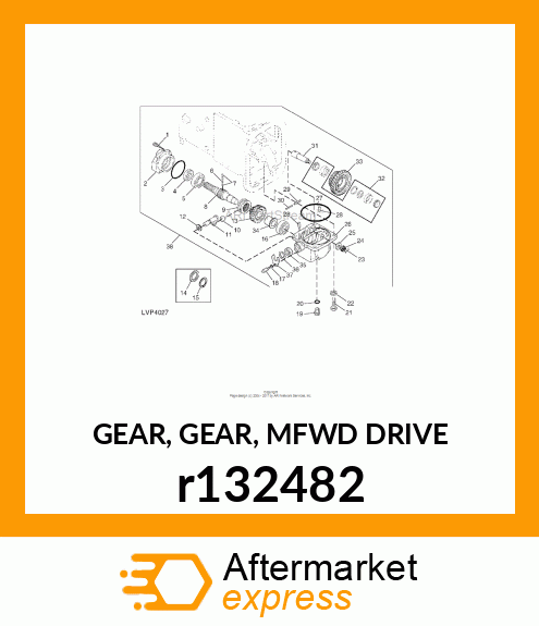 GEAR, GEAR, MFWD DRIVE r132482