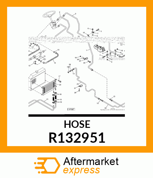 HOSE, HYD R132951