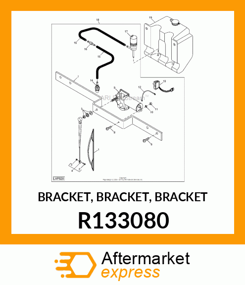 BRACKET, BRACKET, BRACKET R133080