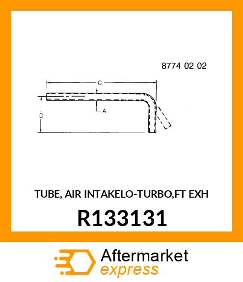 TUBE, AIR INTAKELO R133131