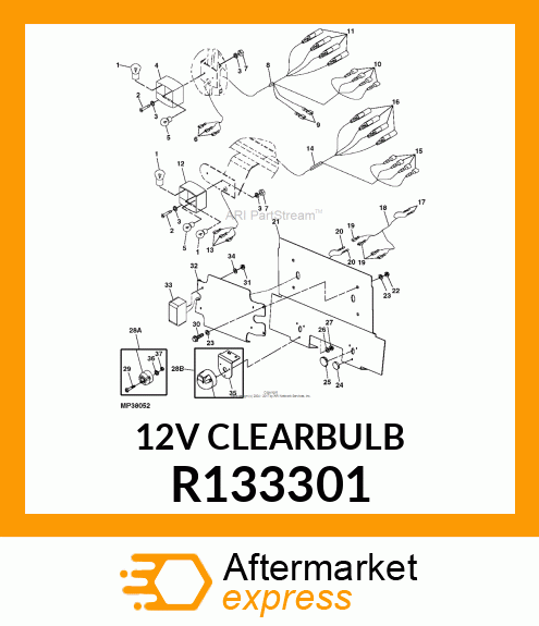 BULB, LAMP R133301