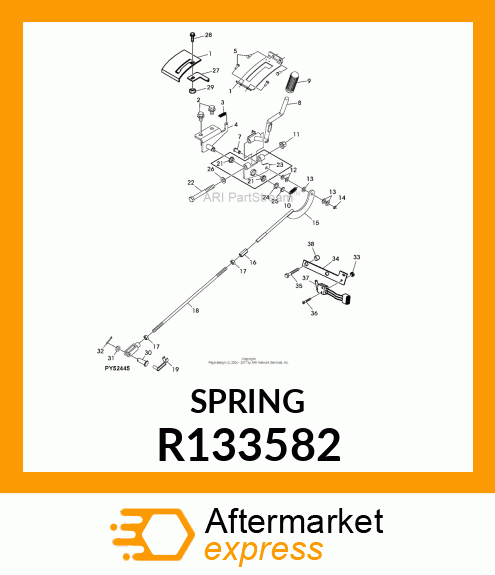 EXTENSION SPRING R133582