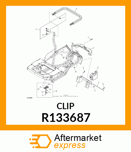 PIN, PIN, SPRING LOCKING R133687