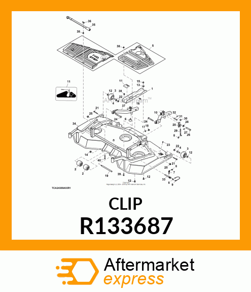 PIN, PIN, SPRING LOCKING R133687