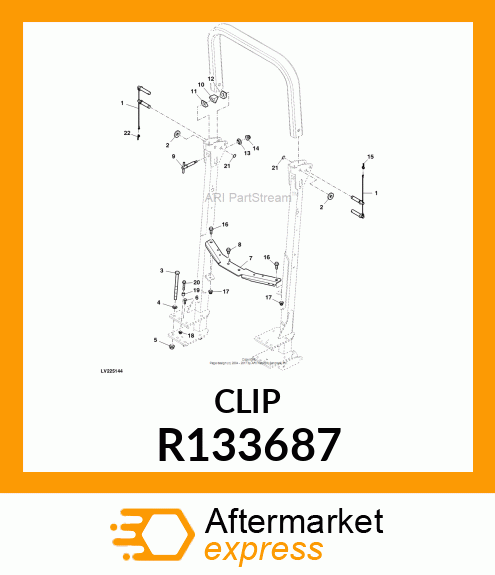 PIN, PIN, SPRING LOCKING R133687