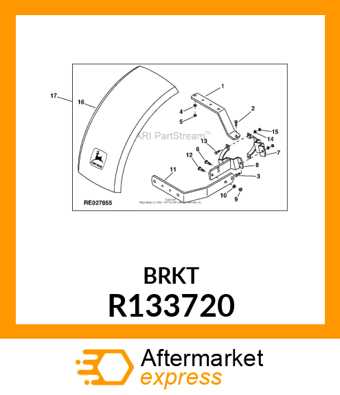 PLATE, HUB CLAMP, RH R133720