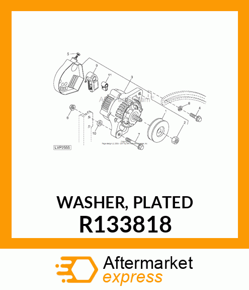 WASHER, PLATED R133818