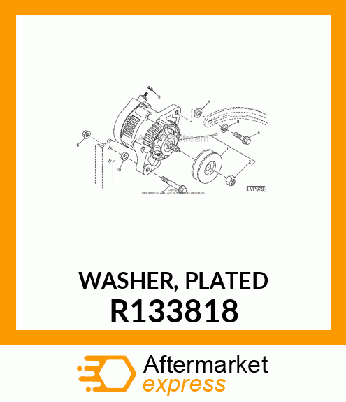 WASHER, PLATED R133818