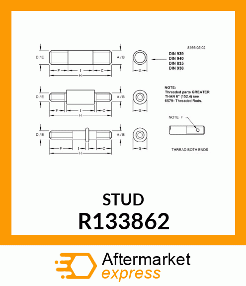 STUD R133862