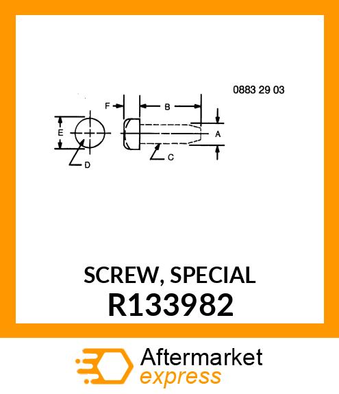 SCREW, SPECIAL R133982