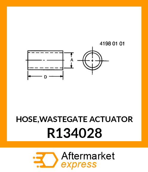 HOSE,WASTEGATE ACTUATOR R134028