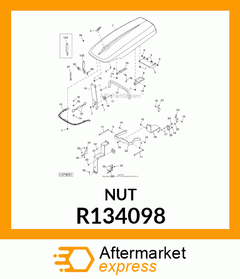 NUT, CLIP R134098