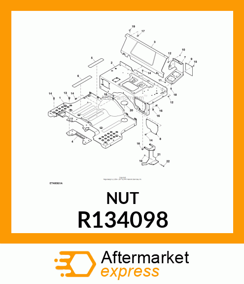 NUT, CLIP R134098